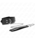 KINK - COLLAR CON CORREA 65 CM HEBILLAS PLATEADAS AJUSTABLE 33-46 CM X 5.5 CM