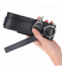 KINK - COLLAR CON CORREA 65 CM HEBILLAS PLATEADAS AJUSTABLE 33-46 CM X 5.5 CM