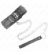 KINK - COLLAR CON CORREA 65 CM HEBILLAS PLATEADAS AJUSTABLE 33-46 CM X 5.5 CM