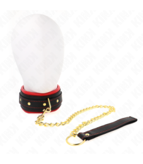 KINK - COLLAR CON CORREA DE TEJIDO LISO AJUSTABLE 33-48 CM X 5.7 CM