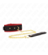 KINK - COLLAR CON CORREA DE TEJIDO LISO AJUSTABLE 33-48 CM X 5.7 CM