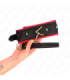 KINK - COLLAR CON CORREA DE TEJIDO LISO AJUSTABLE 33-48 CM X 5.7 CM