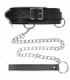 KINK - COLLAR CON CORREA 80 CM ESCLAVITUD 3 ANILLOS 53 X 5 CM