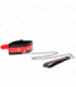 KINK - COLLAR CON CORREA 65 CM ROJO AJUSTABLE 36-43 CM X 5 CM