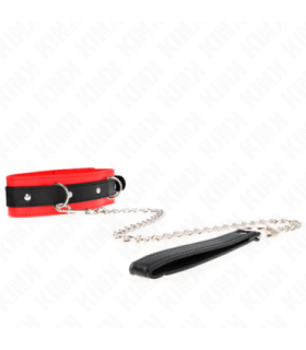 KINK - COLLAR CON CORREA 65 CM MODELO BÁSICO MODELO 3 ROJO 53 X 5 CM