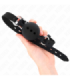 KINK - MORDAZA 55 x 2 CM DE BOLA 4.5 CM DE SILICONA COMPLETA TALLA M NEGRO AJUSTABLE 35-51 CM