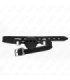 KINK - MORDAZA 55 x 2 CM DE BOLA 5 CM DE SILICONA COMPLETA TALLA L NEGRO AJUSTABLE 35-51 CM