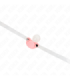 KINK - MORDAZA FORMA CHUPETE 5.5 x 4 CM ROSA AJUSTABLE 43-60 CM