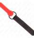 KINK - MORDAZA FORMA DE HUESO CON CORREA POLIPIEL ROJO AJUSTABLE 41-57 CM