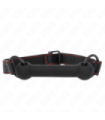 KINK - MORDAZA FORMA DE HUESO CON CORREA POLIPIEL NEGRO AJUSTABLE 41-57 CM
