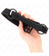 KINK - MORDAZA FORMA DE HUESO CON CORREA POLIPIEL NEGRO AJUSTABLE 41-57 CM