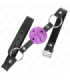 KINK - MORDAZA DE BOLA 4.5 CM MORADO DURA HUECA 63.5 X 2 CM