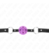 KINK - MORDAZA DE BOLA 4.5 CM MORADO DURA HUECA 63.5 X 2 CM