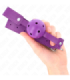 KINK - MORDAZA DE BOLA 4.5 CM TRANSPIRABLE MORADO 65 x 2.5 CM