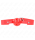 KINK - MORDAZA DE BOLA 4.5 CM TRANSPIRABLE ROJO 65 x 2.5 CM