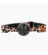 KINK - MORDAZA DE BOLA 4.5 CM TRANSPIRABLE LEOPARDO 65 x 2.5 CM