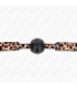 KINK - MORDAZA DE BOLA 4.5 CM TRANSPIRABLE LEOPARDO 65 x 2.5 CM