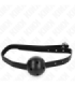 KINK - MORDAZA DE BOLA 4.5 CM TRANSPIRABLE SIMPLICITY NEGRO 62 x 1.5 CM