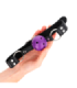 KINK - MORDAZA DE BOLA 4 CM TRANSPIRABLE CON DOBLE REMACHE MORADO 62 x 2.5 CM AJUSTABLE 42-58 CM