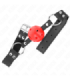 KINK - MORDAZA DE BOLA 4 CM TRANSPIRABLE CON DOBLE REMACHE DE CUERO 62 x 2.5 CM AJUSTABLE 42-58 CM
