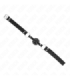 KINK - MORDAZA DE BOLA 4 CM TRANSPIRABLE CON DOBLE REMACHE MODELO 1 NEGRO 62 x 2.5 CM AJUSTABLE 42-58 CM