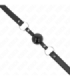 KINK - MORDAZA DE BOLA 4 CM TPE CON CANDADO NEGRO 60 x 2 CM