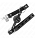 KINK - MORDAZA DE BOLA 4 CM TPE NEGRO 60 x 2 CM