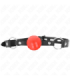 KINK - MORDAZA DE BOLA 4 CM TPE ROJO 60 x 2 CM