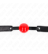 KINK - MORDAZA DE BOLA 4 CM SUAVE DE TPE MODELO 1 66 x 2.5 CM AJUSTABLE 41-61 CM