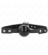 KINK - MORDAZA DE BOLA 4 CM SUAVE DE TPE MODELO 3 60 x 2 CM AJUSTABLE 37-52 CM