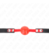 KINK - MORDAZA DE BOLA 4 CM SUAVE DE TPE MODELO 4 60 x 2 CM AJUSTABLE 37-52 CM