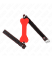 KINK - MORDAZA DE HUESO 12 CM ROJO 63 x 2 CM