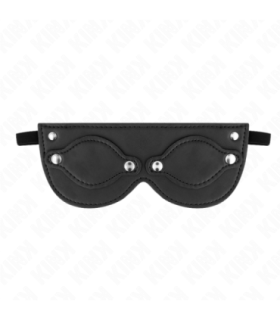 KINK - MÁSCARA DE POLIPIEL CON CUBIERTAS PARA OJOS DESMONTABLES 22 x 9 CM