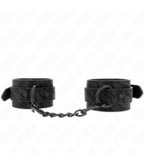 KINK - MUÑEQUERAS DE ENCAJE AJUSTABLE NEGRO 19-26 CM