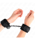 KINK - MUÑEQUERAS DE ENCAJE Y NEOPRENO AJUSTABLE NEGRO 20-29 CM X 5 CM