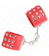 KINK - MUÑEQUERAS CON CIERRE A PRESIÓN AJUSTABLE ROJO 19-24 CM X 5.5 CM