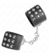 KINK - MUÑEQUERAS CON CIERRE A PRESIÓN AJUSTABLE NEGRO 19-24 CM X 5.5 CM