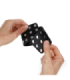 KINK - MUÑEQUERAS CON CIERRE A PRESIÓN LLENO DE TACHUELAS AJUSTABLE NEGRO 19-24 CM X 5.5 CM