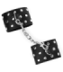 KINK - MUÑEQUERAS CON CIERRE A PRESIÓN LLENO DE TACHUELAS AJUSTABLE NEGRO 19-24 CM X 5.5 CM