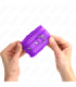KINK - MUÑEQUERAS FORRADAS PREMIUM VIOLETA CON CORREA VIOLETA AJUSTABLE 17-29 CM X 6 CM