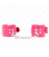 KINK - MUÑEQUERAS FUCSIA CON DETALLES EN FUCSIA AJUSTABLE 20-28 CM X 5.5 CM