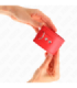 KINK - MUÑEQUERAS CON CIERRE CANDADO ROJO AJUSTABLE 16-23 CM X 5.5 CM
