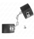KINK - MUÑEQUERAS CON CIERRE CANDADO NEGRO AJUSTABLE 16-23 CM X 5.5 CM