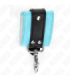 KINK - MUÑEQUERAS CON CIERRE PREMIUM NEGRO / AZUL AJUSTABLE 21-28 CM X 5.5 CM
