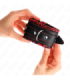 KINK - MUÑEQUERAS FORRADAS ROJO / NEGRO AJUSTABLE 17-29 CM X 6 CM
