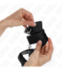 KINK - MUÑEQUERAS ESTILO SERPIENTE NEGRO AJUSTABLE 20-28 CM X 5.4 CM