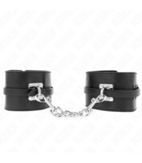 KINK - MUÑEQUERAS DELUXE CON CIERRE DE CANDADO AJUSTABLE 14.5-21 CM X 6 CM