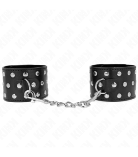 KINK - MUÑEQUERAS ESTILO PUNK AJUSTABLE 19-24 CM X 5.5 CM