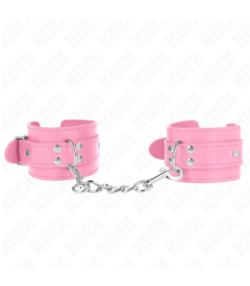 KINK - MUÑEQUERAS SENCILLAS ROSA AJUSTABLE 20-23 CM X 5.5 CM