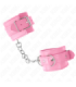 KINK - MUÑEQUERAS SENCILLAS ROSA AJUSTABLE 20-23 CM X 5.5 CM